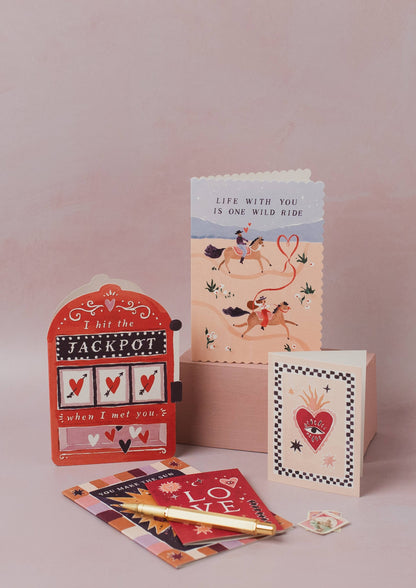 Sister Paper Co. - Wild Ride Love Card | Anniversary Cards | Valentines Cards