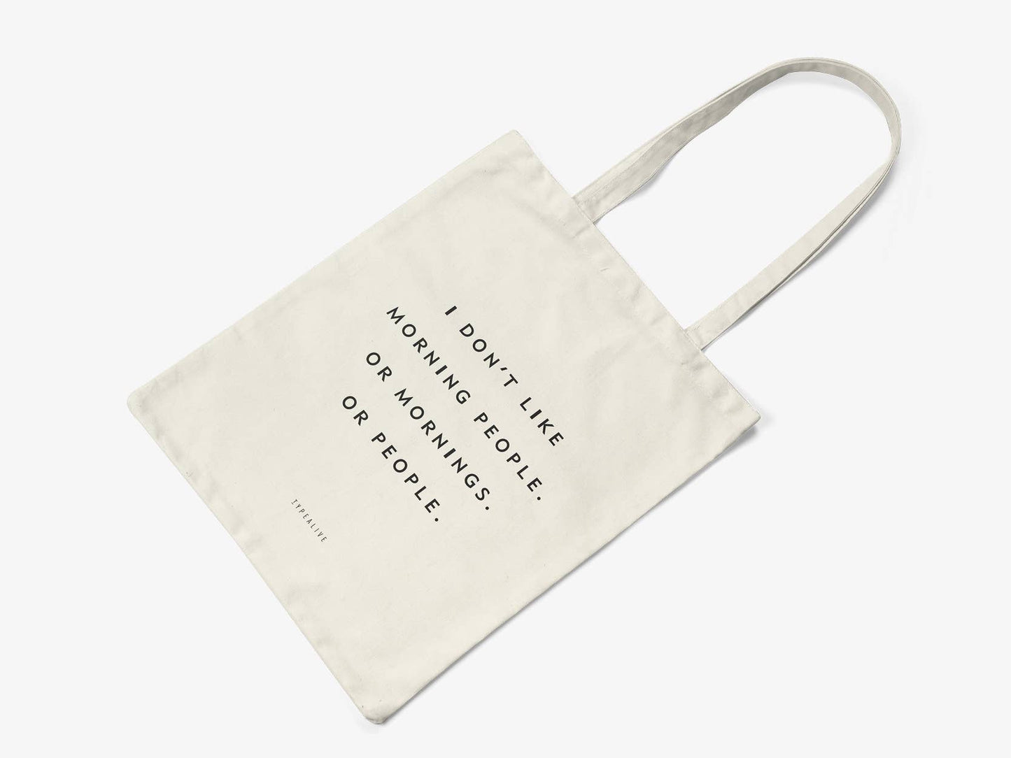typealive - Cotton bag/Morning People