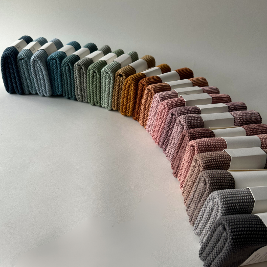 Aspegren Denmark - Kitchen Towel - 100% Organic - Knitted - Solid - Cafe Creme