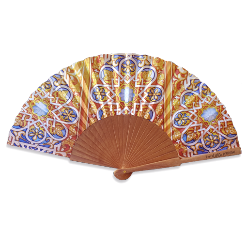 Terra Lusa - Stained Glass Fan