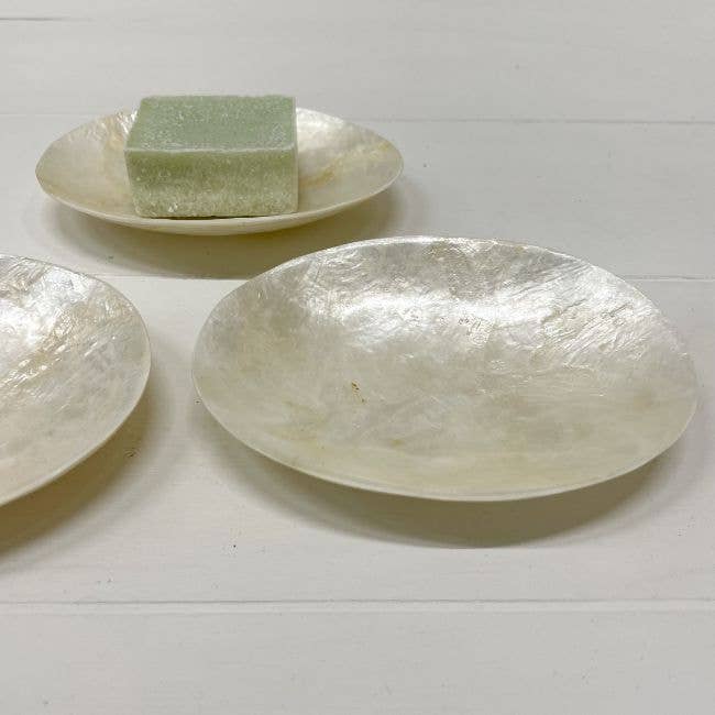 Schaaltje Schelp Capiz XS Wit