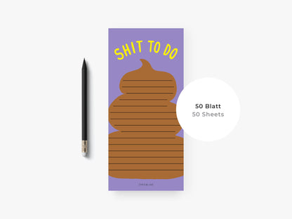 typealive - Notepad "narrow" / Shit To Do