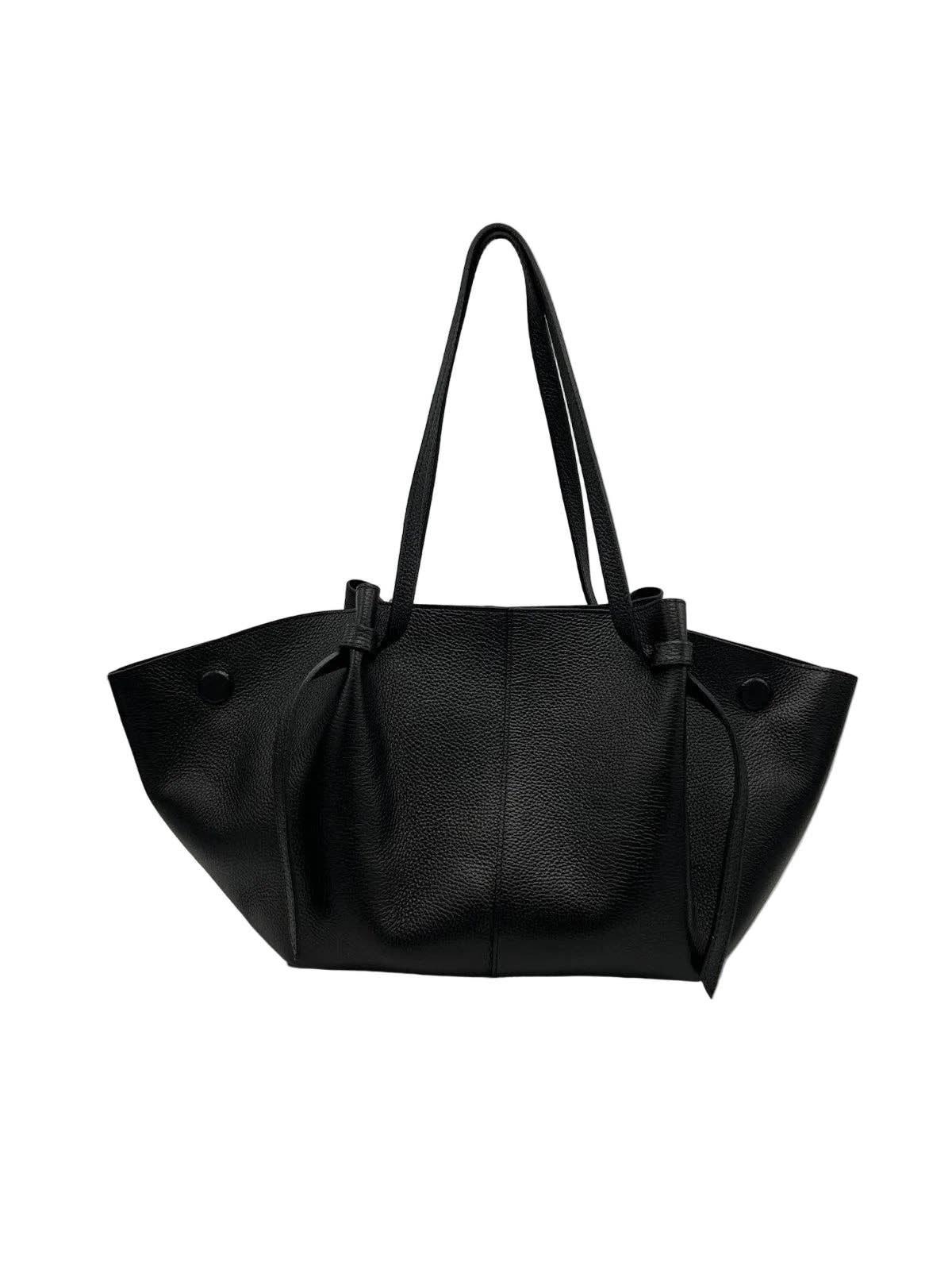 Suie Valentini srl - Genuine Leather Shopping Bag, Made in Italy, art. 112615New