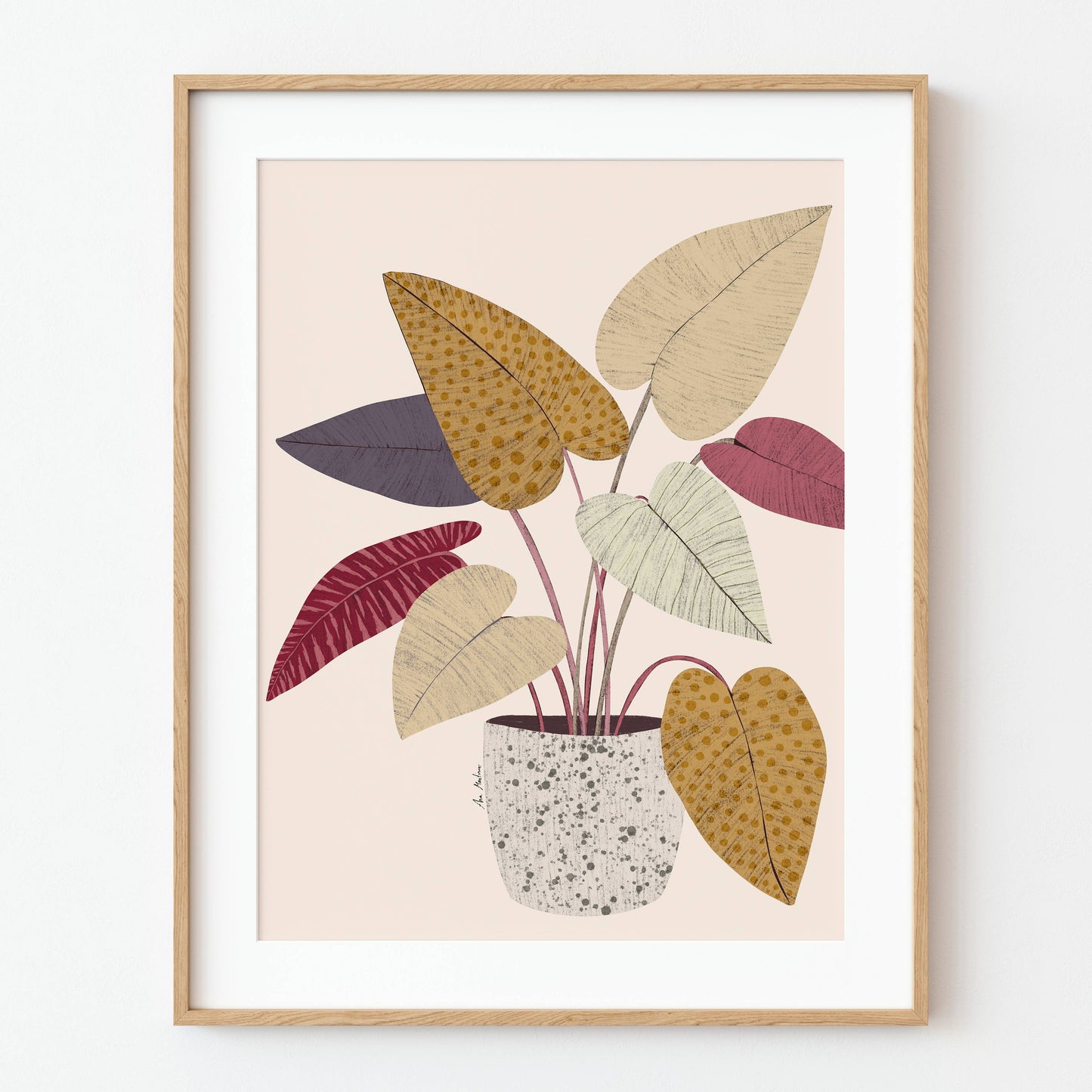 El buen limón - "Colorful plant II" Art print