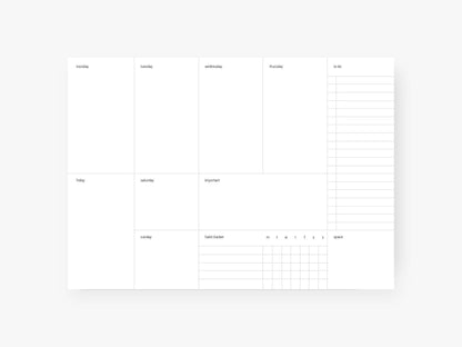 typealive - Weekly planner/Plain