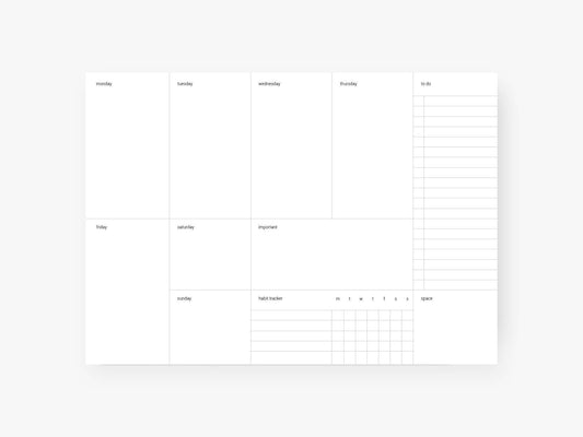 typealive - Weekly planner/Plain