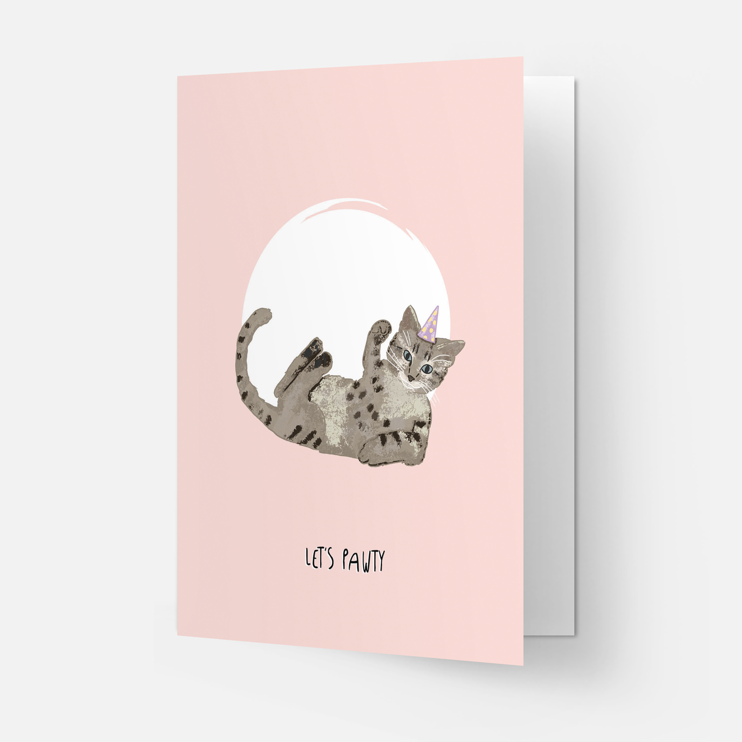 Kaart Blanche - Pawty greeting card