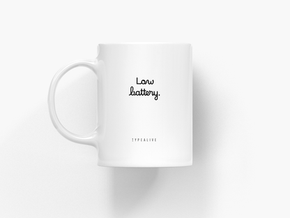 typealive - Ceramic Mug / High Expectations w/ envelope