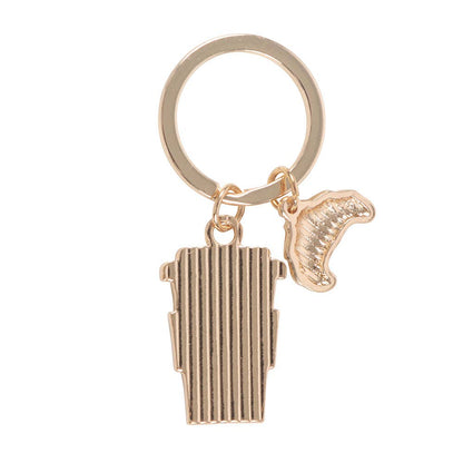 Something Different - Coffee and a Friend Croissant Keyring