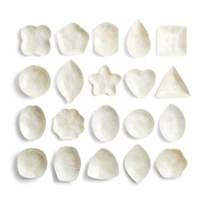 Schaaltje Schelp Capiz XS Wit