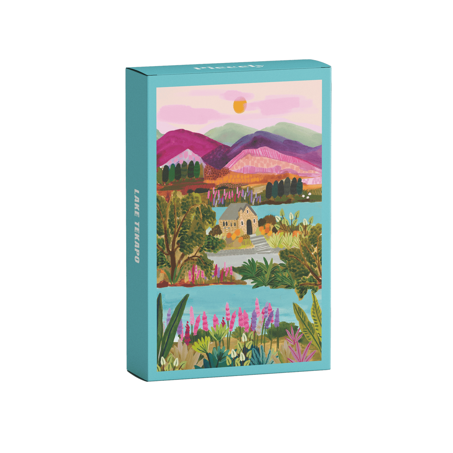 Piecely Puzzles - Lake Tekapo mini puzzle, 99 pieces