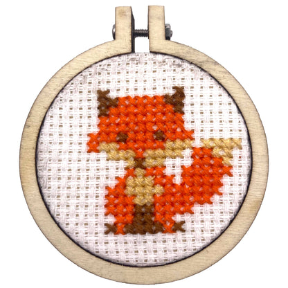 Mini Matchbox Kits - For Fox Sake! Mini Matchbox Cross Stitch Kit