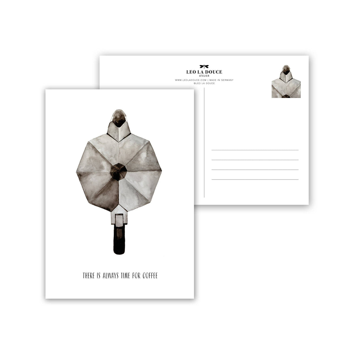 Leo La Douce GmbH - Postcard - Time for Coffee