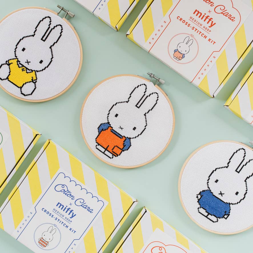 Cotton Clara Craft Kits & Supplies - Miffy Dungaree Cross Stitch Kit