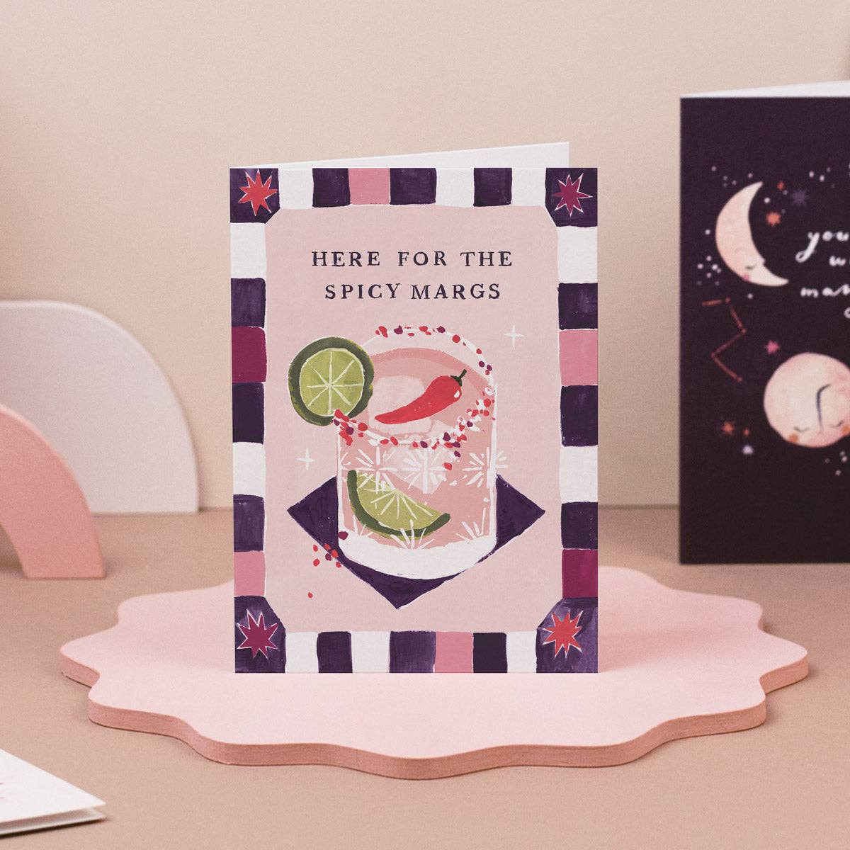 Sister Paper Co.  - Spicy Margarita Birthday Card | Cocktails Birthday Cards