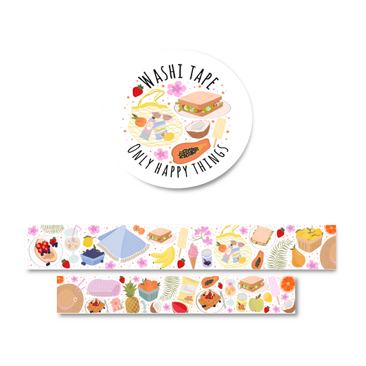 Only Happy Things Stationery - Washi tape Summer picnic