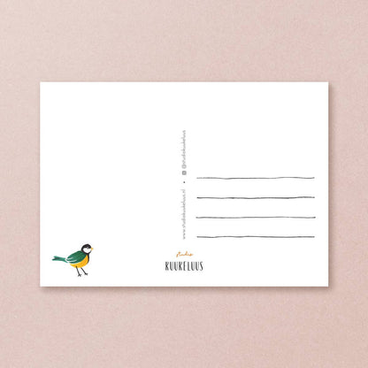 Studio Kuukeluus - Postcard Great Tit
