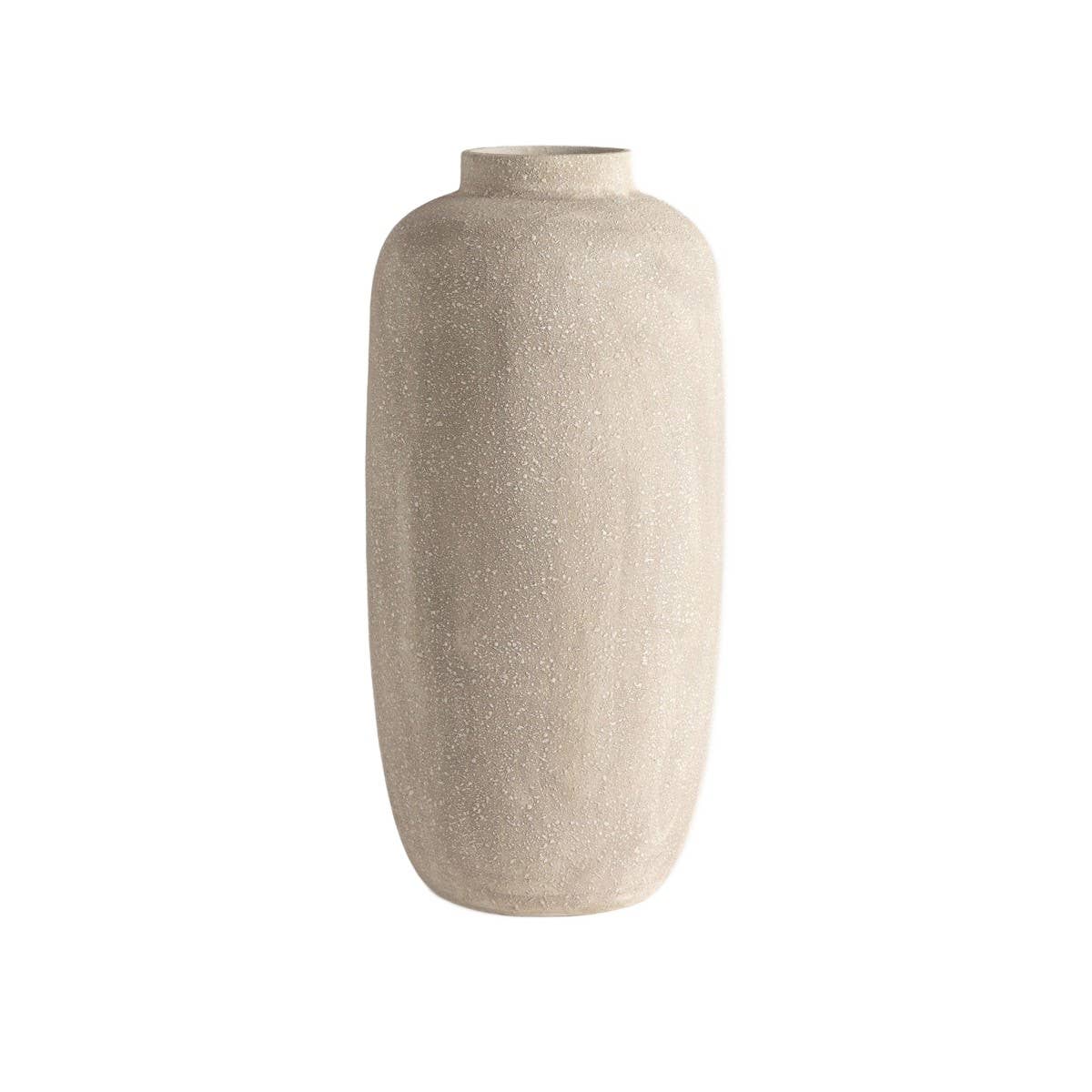 Vase | TAVERO | tall cement | 21.3 x 44 cm
