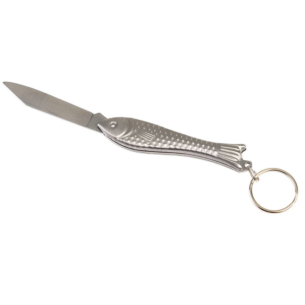 Rex B2B - Europe - Fish shaped pocket knife keyring - Spirit of Adventure