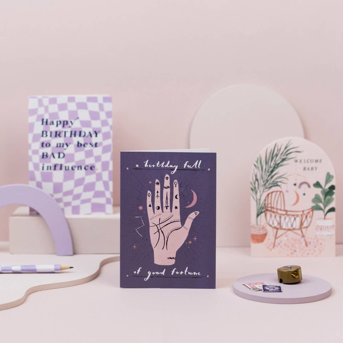Sister Paper Co. - Welcome Baby Card | New Baby Card | Gender Neutral Baby Card