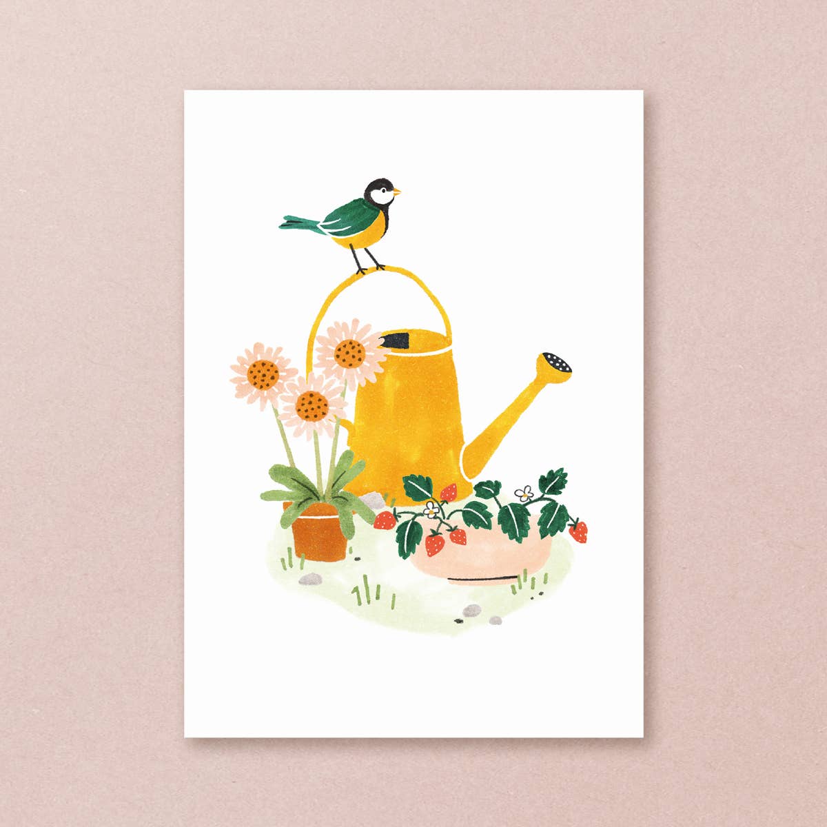Studio Kuukeluus - Postcard Great Tit