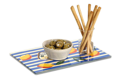 Zeller Present - Glass cutting board "Italia"