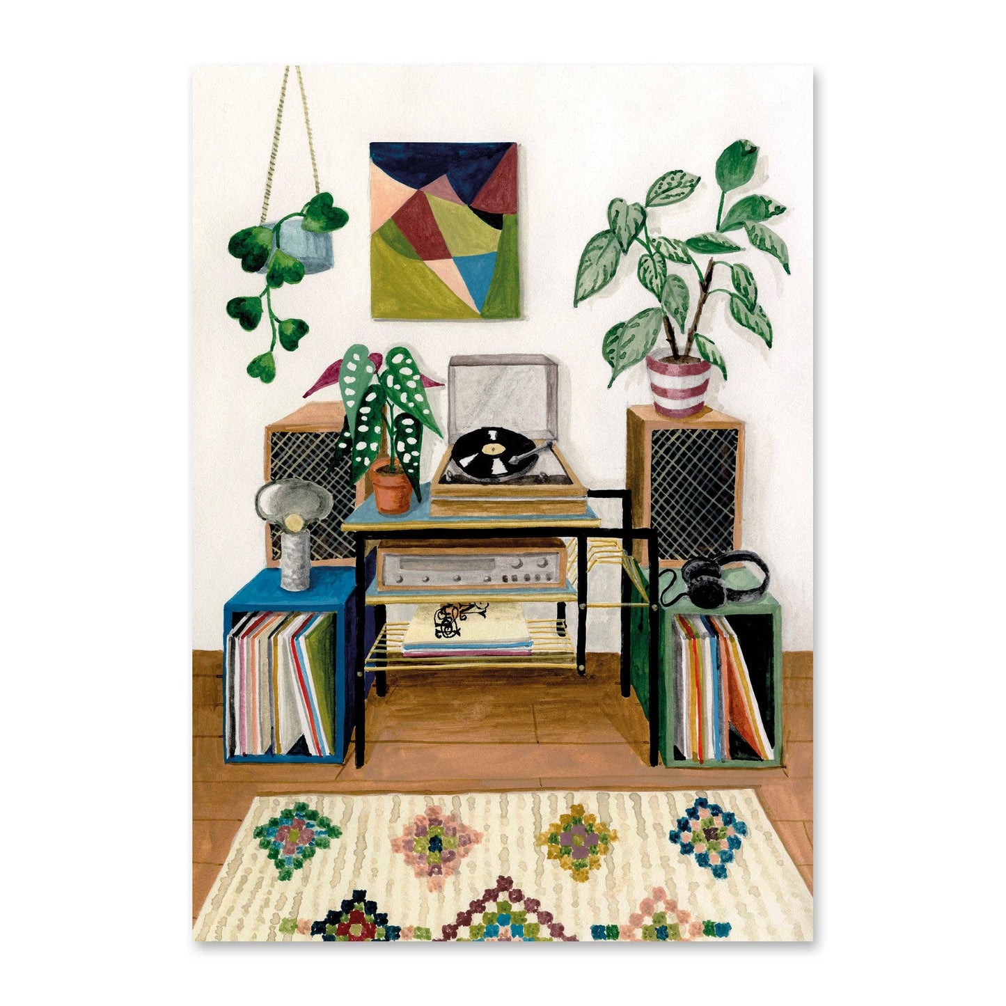 MÉLANIE VOITURIEZ - Jungle Vinyl Postcard