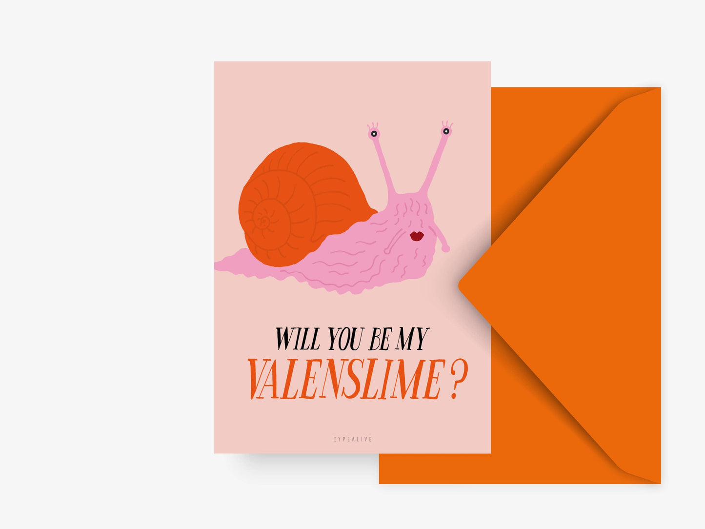 typealive - Postcard/Valenslime w/ Envelope
