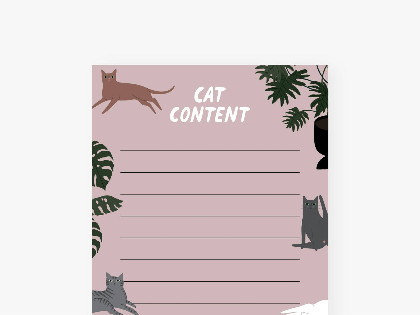 typealive - Notepad “small”/Petisfaction “Cats”