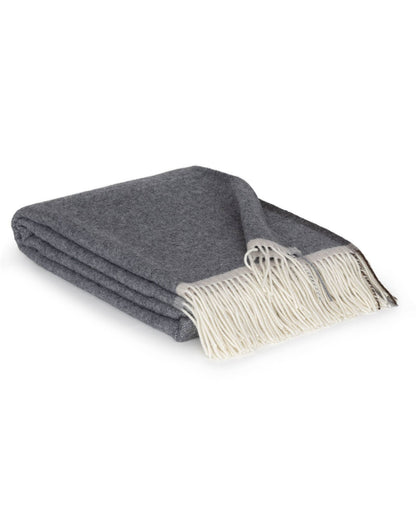 MoST - Merino/cashmere Throw Blanket MILANO Grigio Orlo