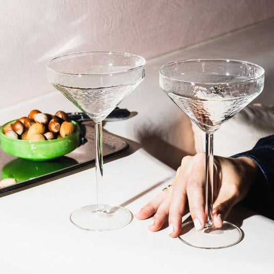 Brût Home and Glassware - Cocktail Glass Claude | set of 2 | clear | Martini glasses