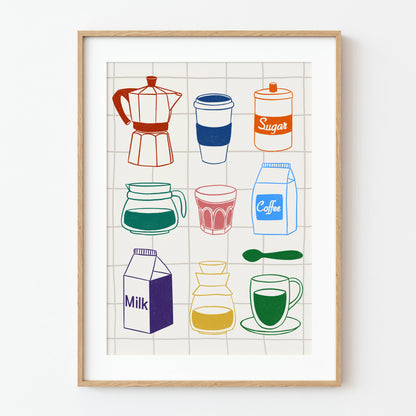 El buen limón -  "Coffee" Art Print