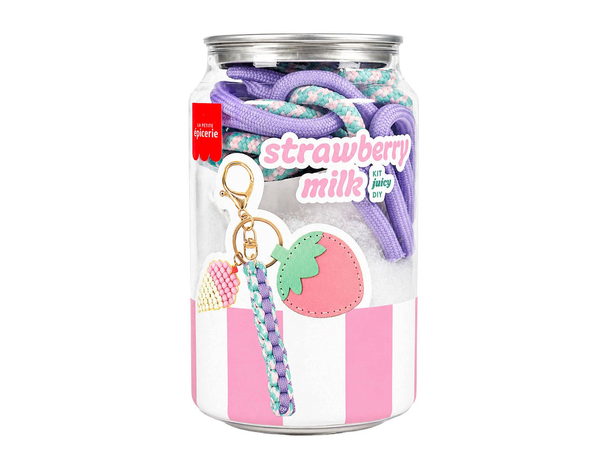 La Petite Épicerie - Can Bag Charm Kit Pshiiit - Strawberry Milk