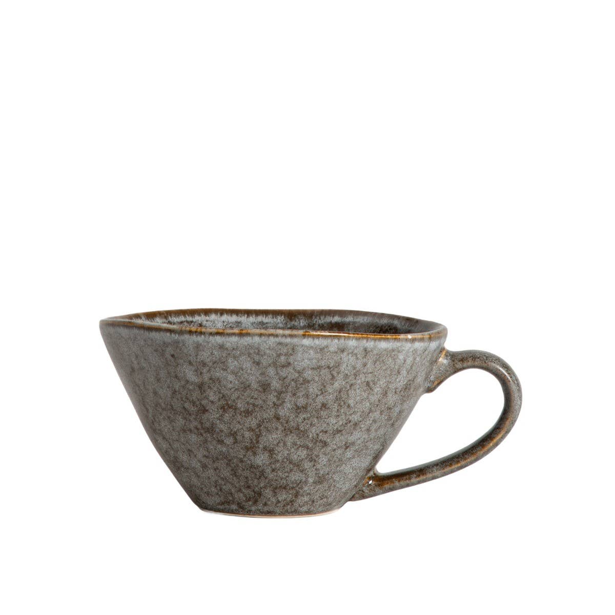Mug | DAREL | short, grey | 0.25 l