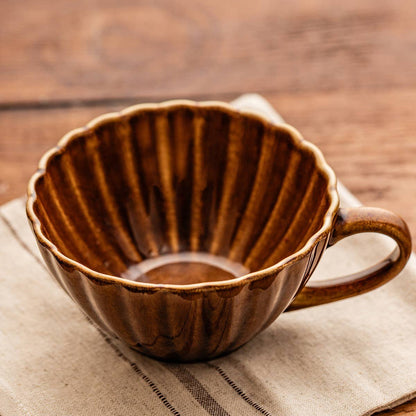 MELIDA | cup-shaped mug | amber | 0.3 l