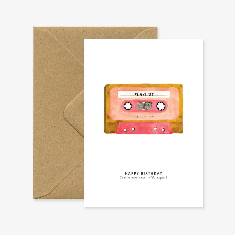 ALL THE WAYS TO SAY - Europe - Tape - Birthday Greeting card