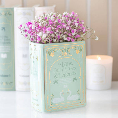 Something Different - Green Book Shaped Vase
