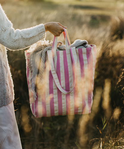 OMOM - Striped tote bag Original - several colors