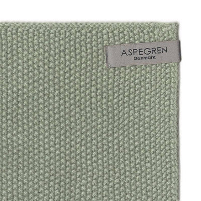 Aspegren Denmark - Dishcloths - Organic Cotton - Set of 2 - Knitted - Mint
