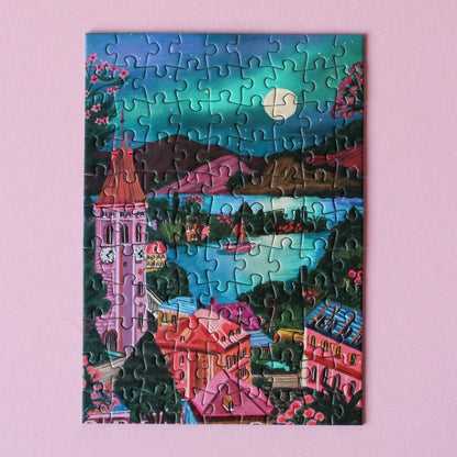 Piecely Puzzles - Suisse Nights mini puzzle, 99 pieces