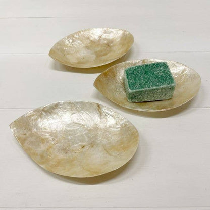 Schaaltje Schelp Capiz XS Goud