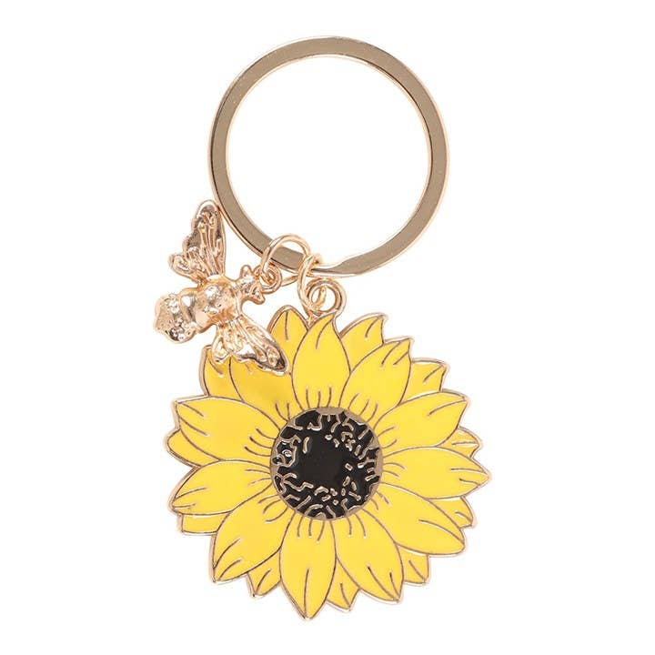 Something Different - You Are My Sunshine Sunflower Keyring