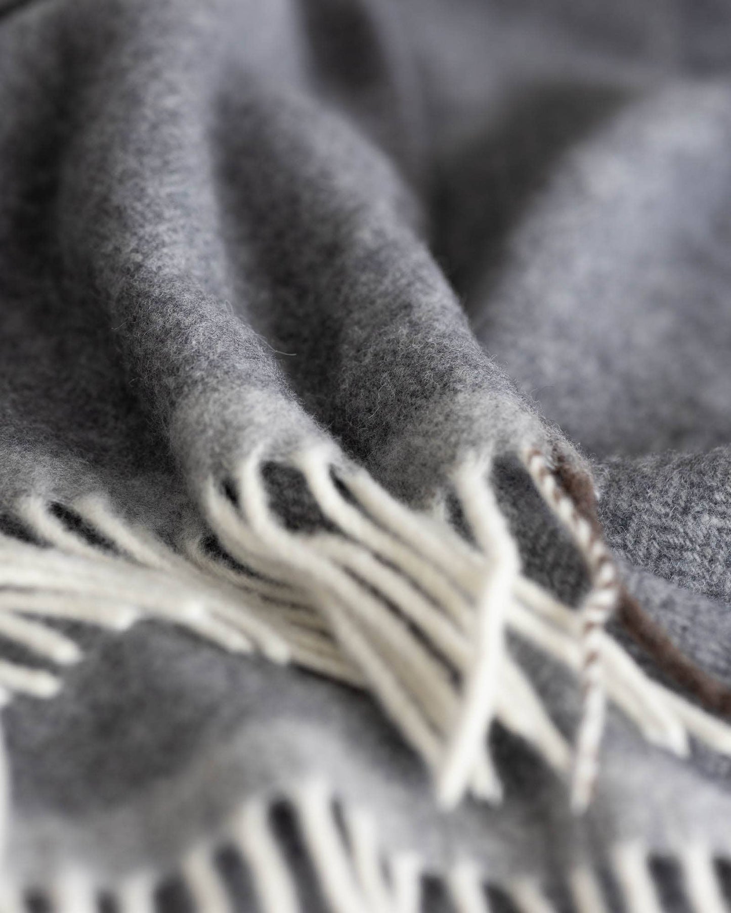 MoST - Merino/cashmere Throw Blanket MILANO Grigio Orlo