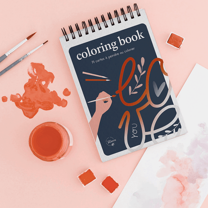 Maison Joliette - A6 coloring book - Love