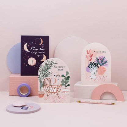 Sister Paper Co. - Welcome Baby Card | New Baby Card | Gender Neutral Baby Card