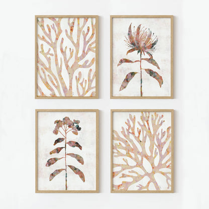 El buen limón -  "Coral silhouette" Art Print