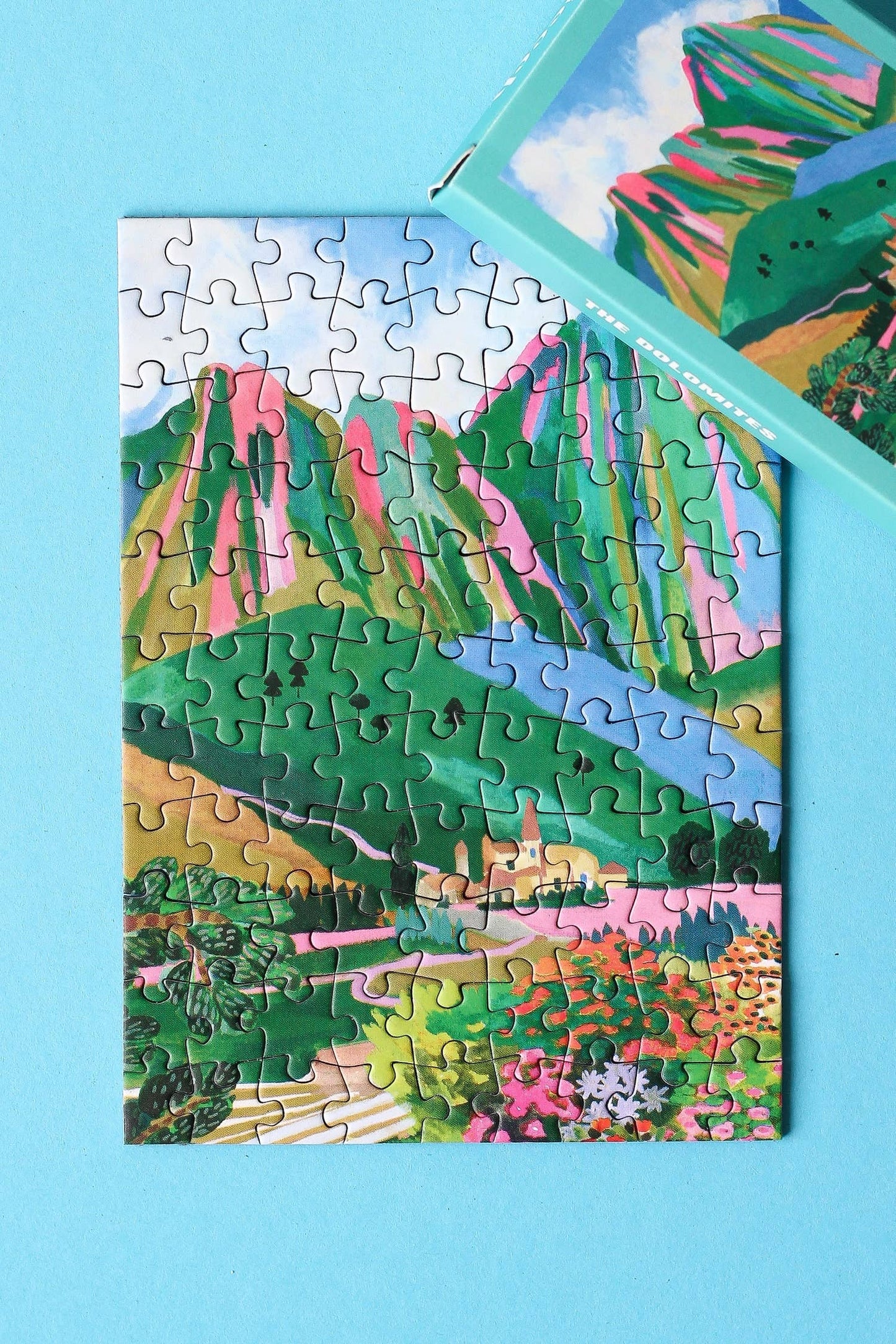 Piecely Puzzles - The Dolomites mini puzzle, 99 pieces