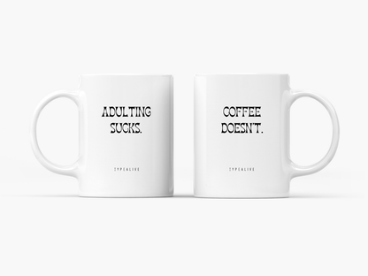 typealive - Ceramic mug / Adulting