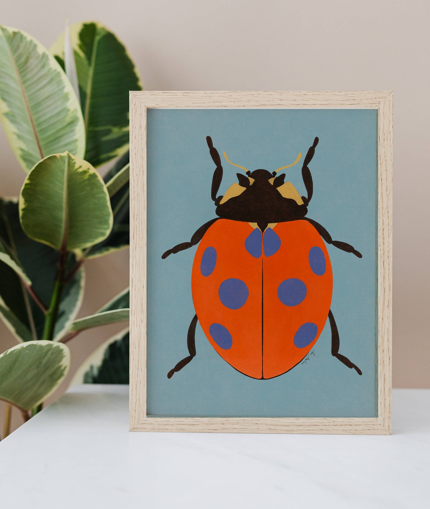 El buen limón -  Ladybug art Print