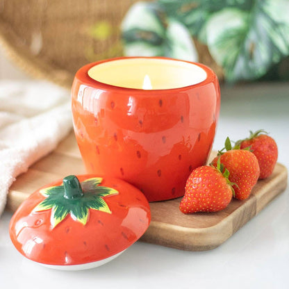 Something Different - Strawberry Shaped Candle Jar